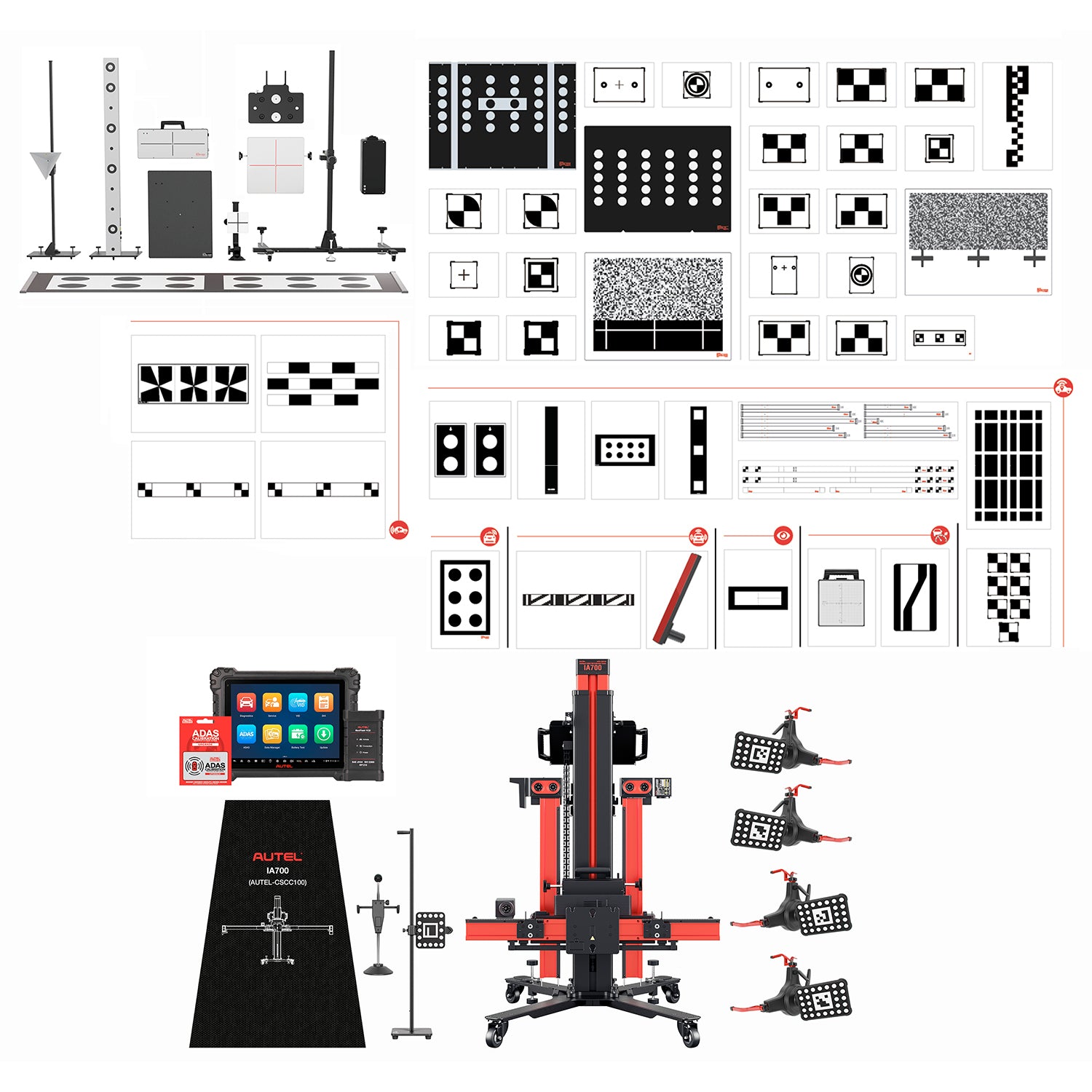Autel IA700 ADAS All-Systems Calibration System with MS909S2 Tablet
