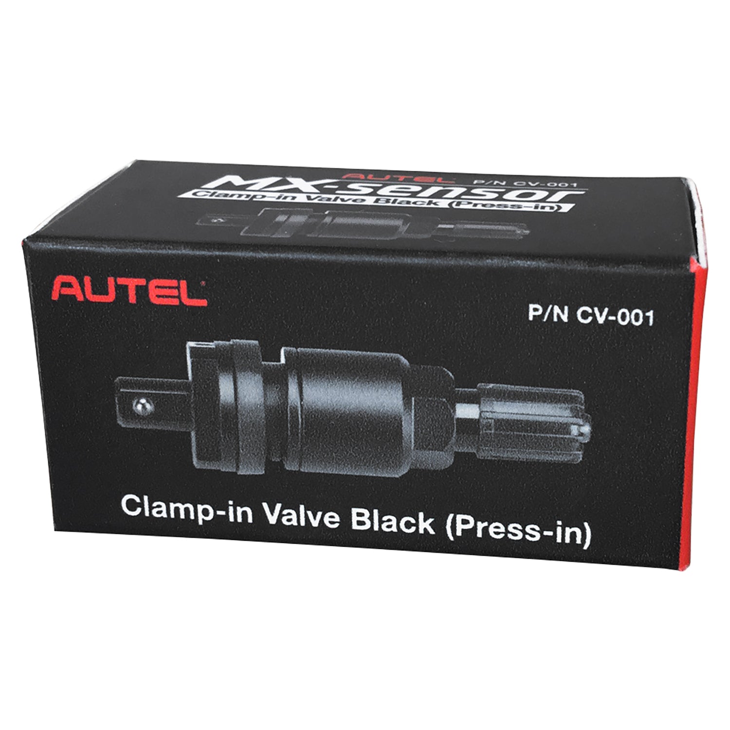 CV-001 Black Metal Press-in Valve for 1-Sensor