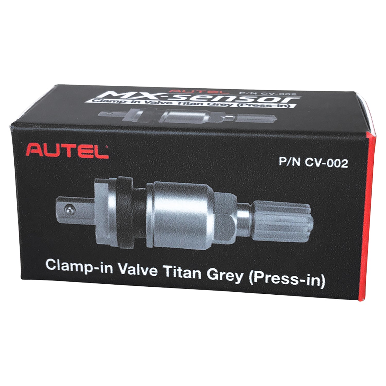 CV-002 Titan Grey Metal Press-in Valve for 1-Sensor