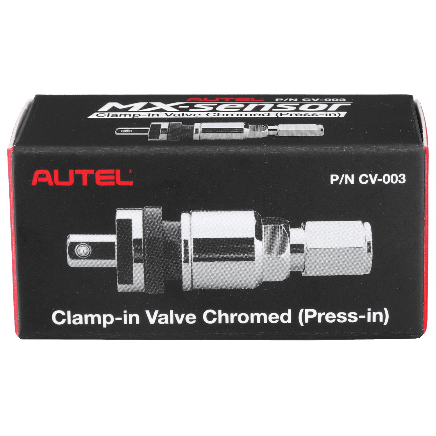 CV-003 Chrome Metal Press-in Valve for 1-Sensor