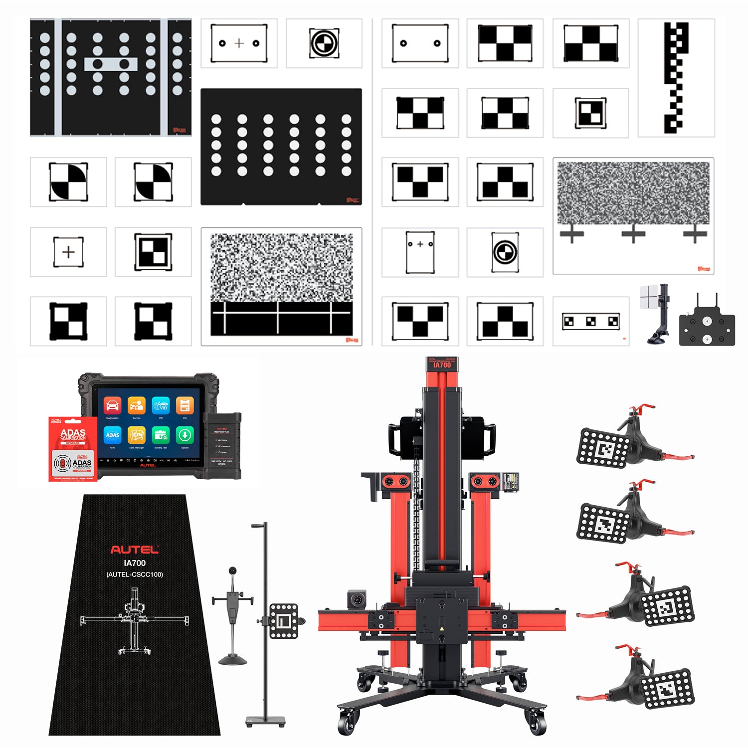 Autel IA700 ADAS LDW System with MS909S2 Tablet